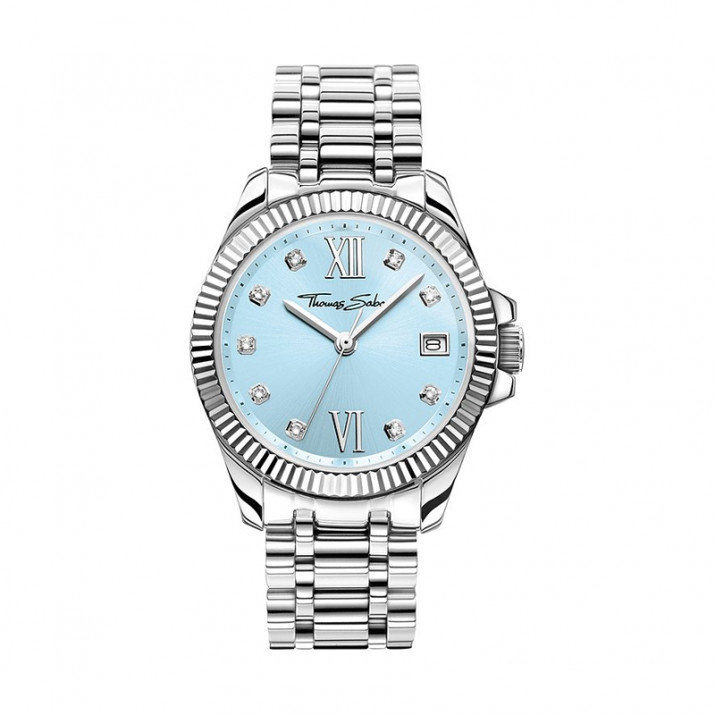 Thomas Sabo Damenuhr WA0405-201-209-33 MM Edelstahl – Bild 1 von 3