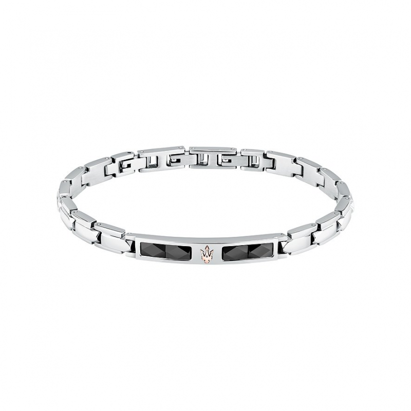 Maserati Armband JM224ATZ40 Edelstahl, Keramik