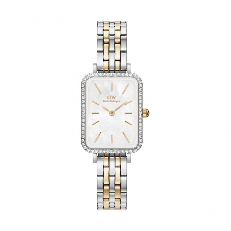 Daniel Wellington Damenuhr Quadro DW.DW00100671 Edelstahl – Bild 1 von 3