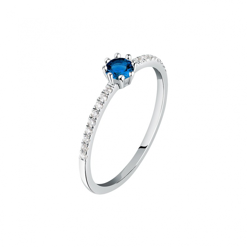 Live Diamond Damenring LDW039193014 375er Weißgold, recycelt – Bild 1 von 2