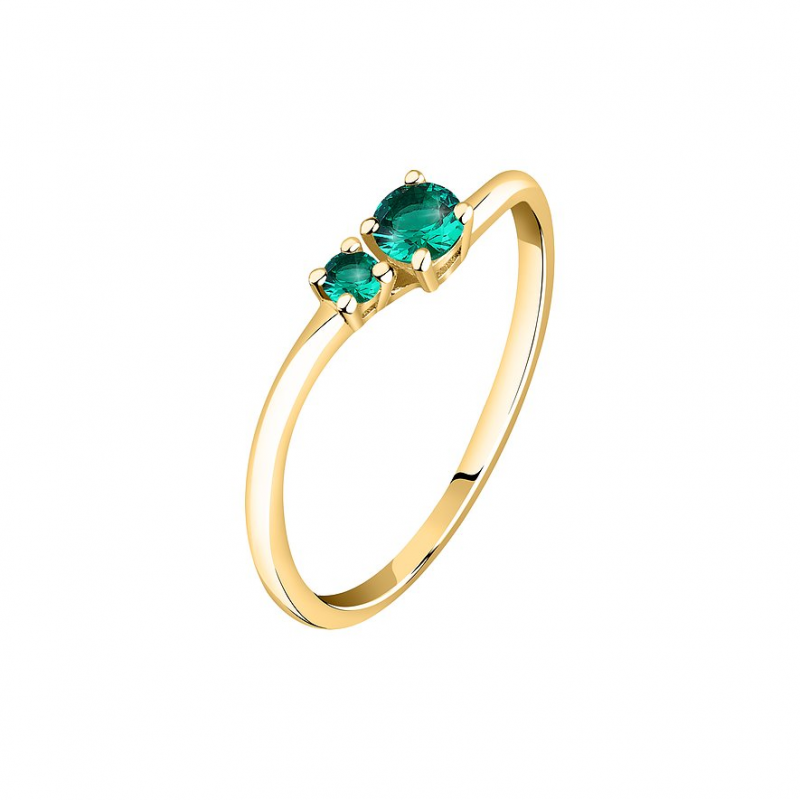 Live Diamond Damenring LDY020195014 375er Gelbgold, recycelt – Bild 1 von 2