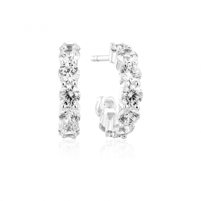 Sif Jakobs Jewellery Creolen SJ-E42114-CZ-SS 925er Silber