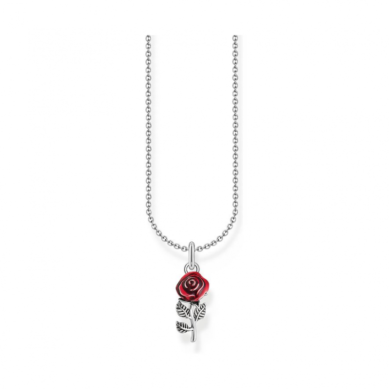 Thomas Sabo Kette Charming KE2219-664-10-L45V 925er Silber, Emaille
