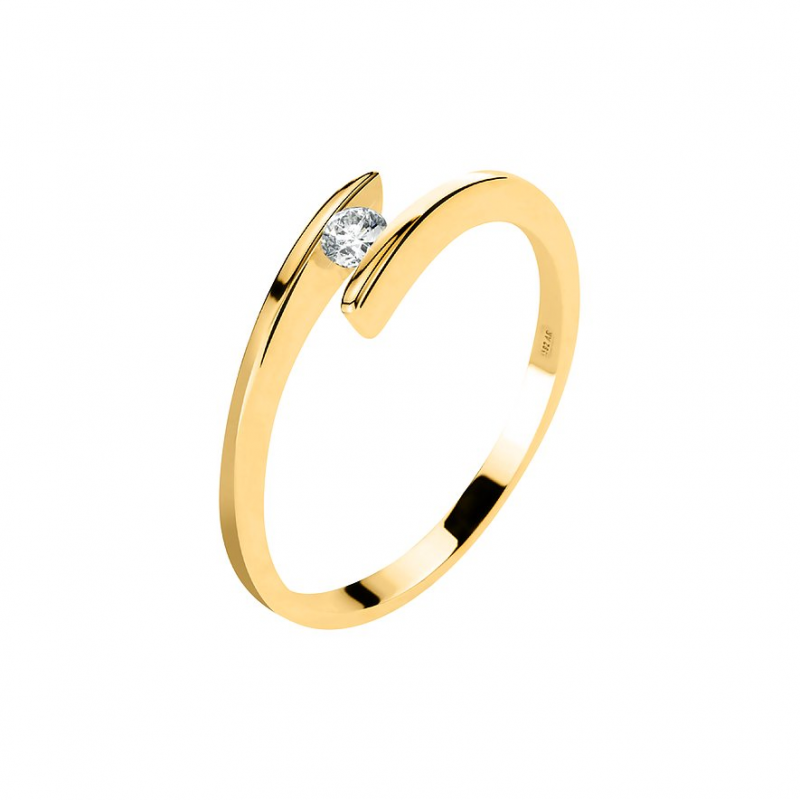 Valeria Damenring 89111927 585er Gelbgold – Bild 1 von 2