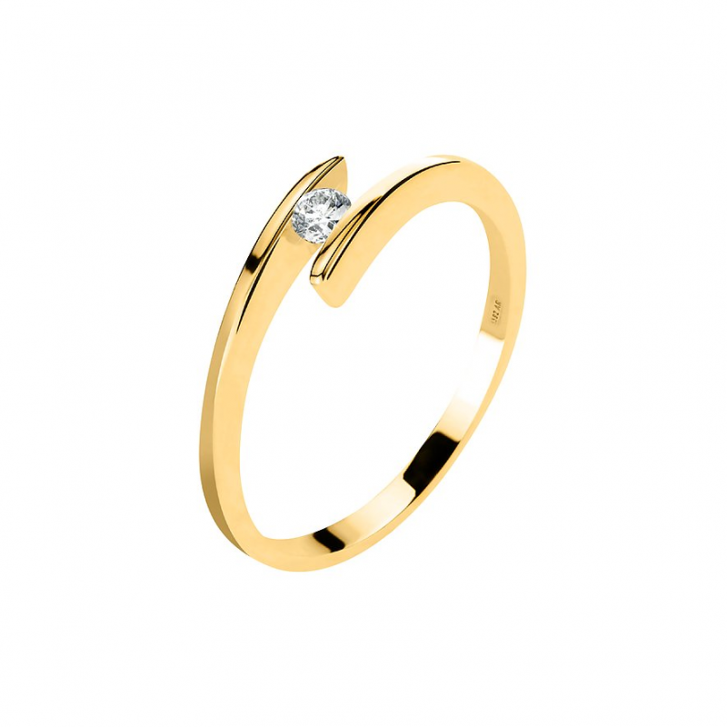 Valeria Damenring 89111935 585er Gelbgold