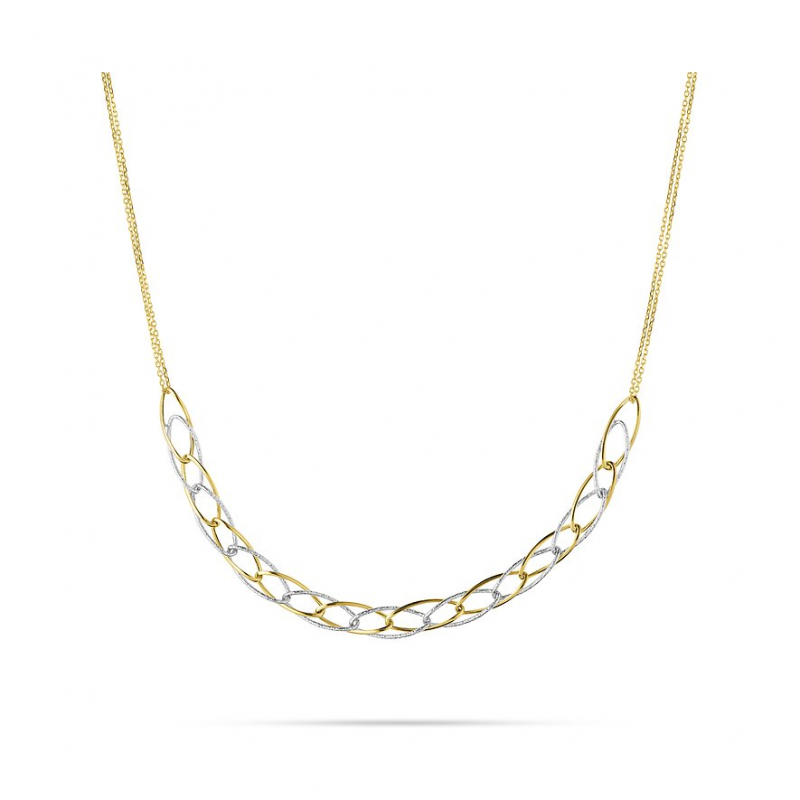 Valeria Kette 89115817 585er Gelbgold, 585er Weißgold