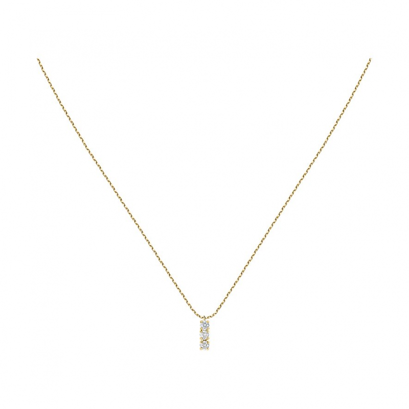 Live Diamond Kette Classic Diamond LDY030137 375er Gelbgold, recycelt – Bild 1 von 3