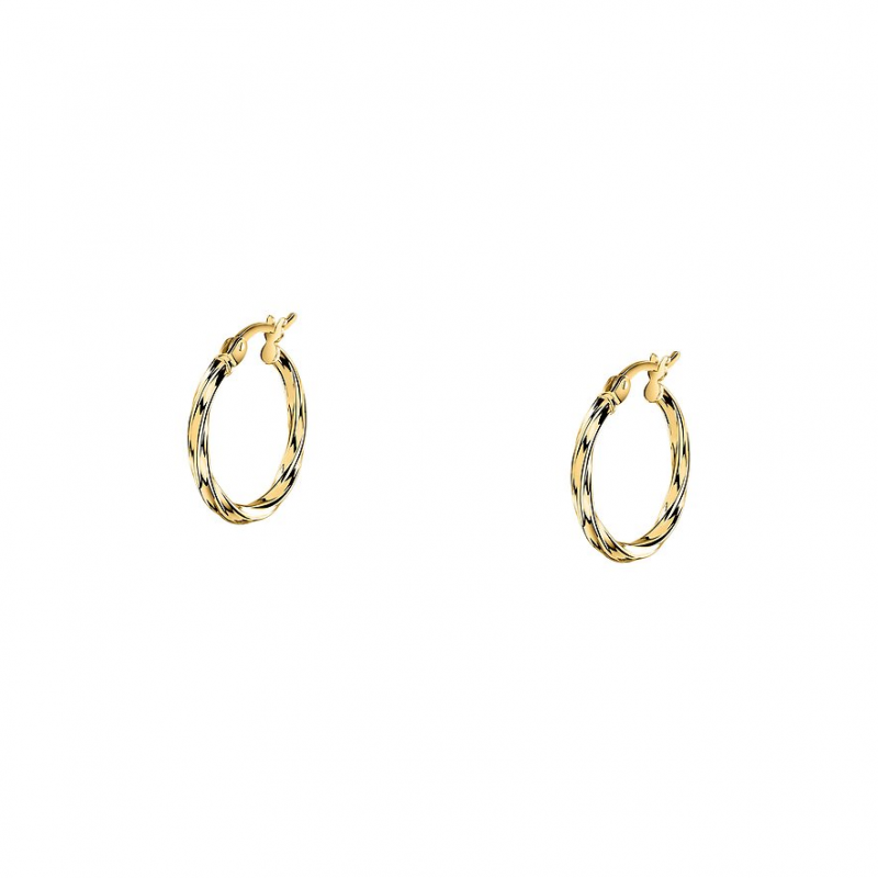 Valeria Creolen 89131502 585er Gelbgold – Bild 1 von 2