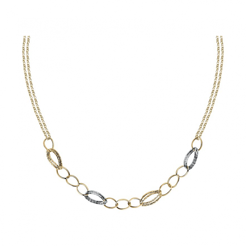 Valeria Kette 89131952 585er Gelbgold, 585er Weißgold – Bild 1 von 2