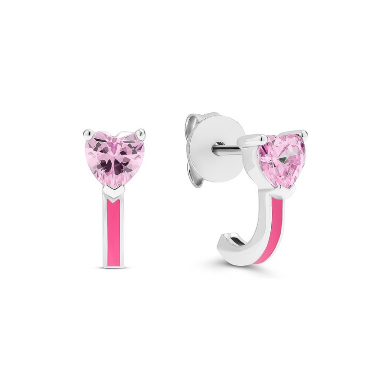 JETTE Ohrstecker SUMMER LOVE 89137527 925er Silber, recycelt, Emaille – Bild 1 von 3