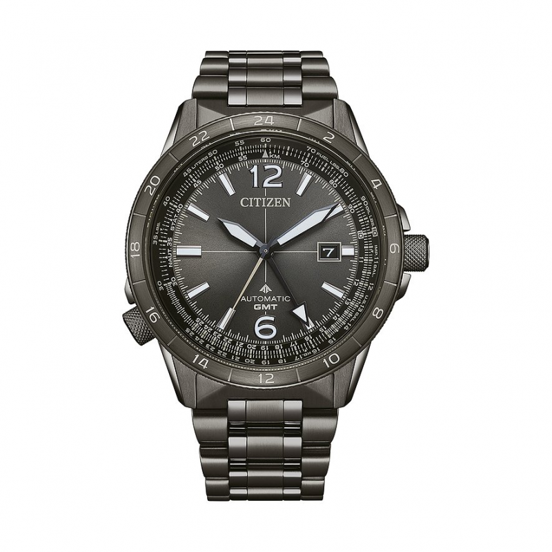 Citizen Herrenuhr Mechanik NB6045-51H Edelstahl – Bild 1 von 3