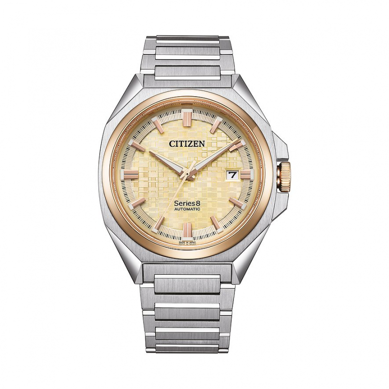 Citizen Herrenuhr Mechanik NB6059-57P Edelstahl – Bild 1 von 3