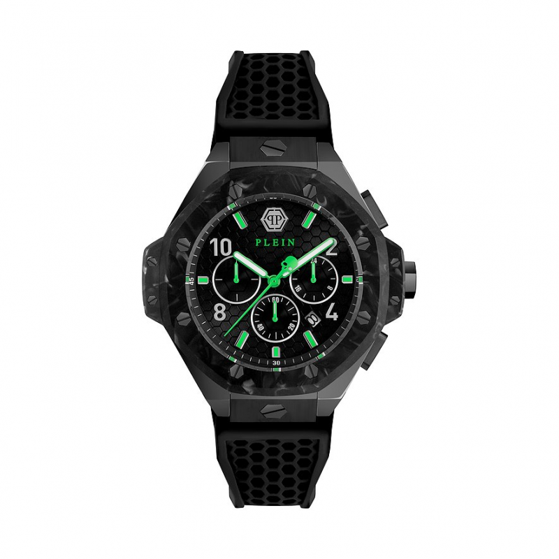 Philipp Plein Herrenuhr PLEIN CHRONO ROYAL 46 MM PWPRA0624 Edelstahl – Bild 1 von 3