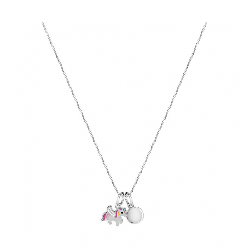 FAVS Little Friends Kette 89147743 925er Silber, Emaille – Bild 1 von 2