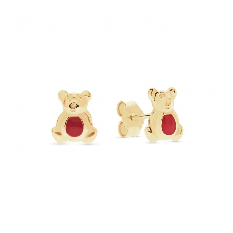 FAVS Little Friends Ohrstecker 89149363 375er Gelbgold – Bild 1 von 3