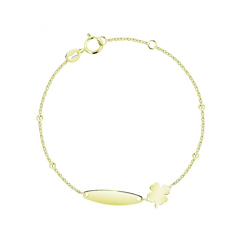 FAVS Little Friends I.D.-Armband 89149452 375er Gelbgold – Bild 1 von 2