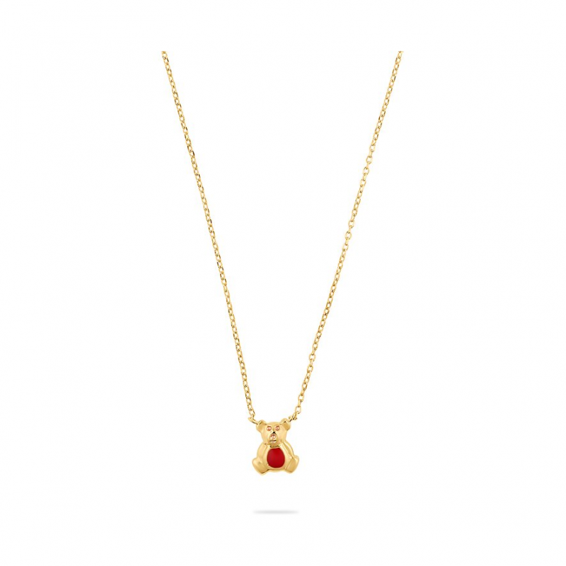 FAVS Little Friends Kette 89149665 375er Gelbgold – Bild 1 von 3