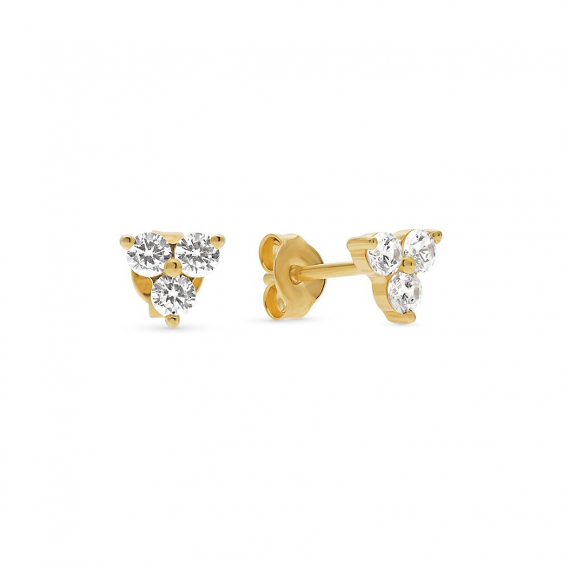 FAVS Ohrstecker 89163056 375er Gelbgold