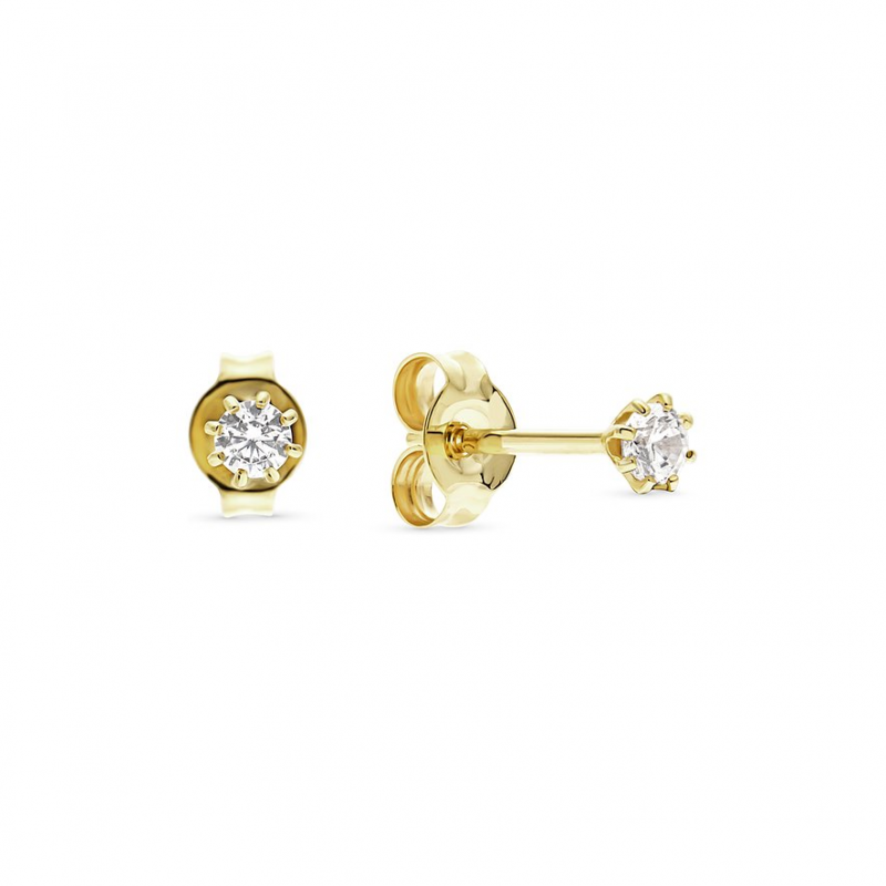FAVS Ohrstecker 89176379 375er Gelbgold