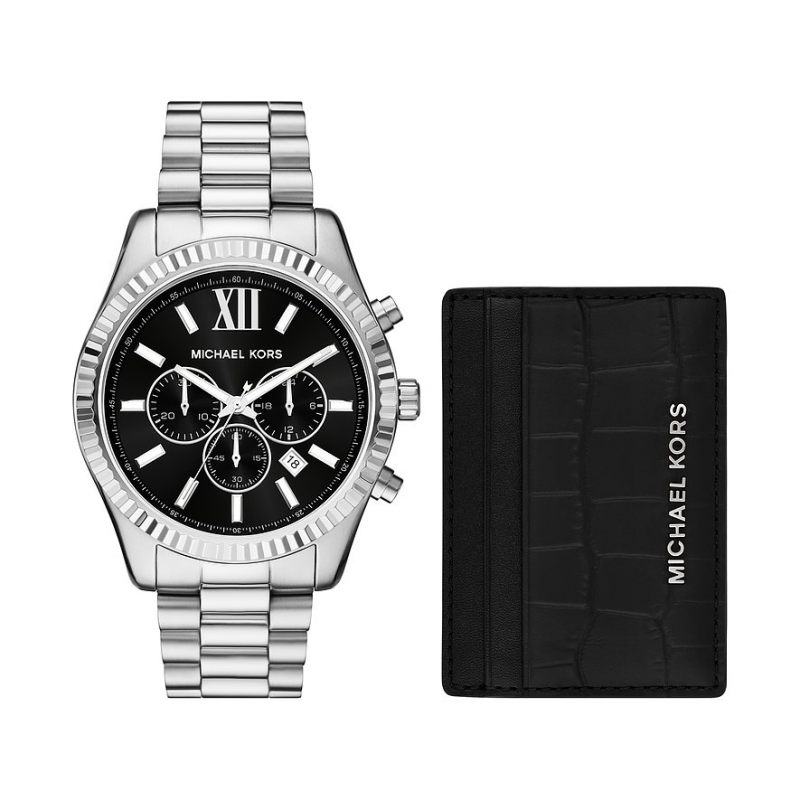 Michael Kors Unisexuhr LEXINGTON MK1091SET Edelstahl – Bild 1 von 2