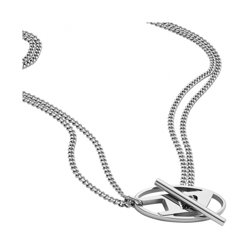 Diesel Kette CHAIN NECKLACE DX1534040 Edelstahl – Bild 1 von 2