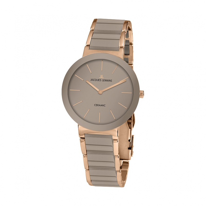 Jacques Lemans Damenuhr Monaco 42-7T Edelstahl