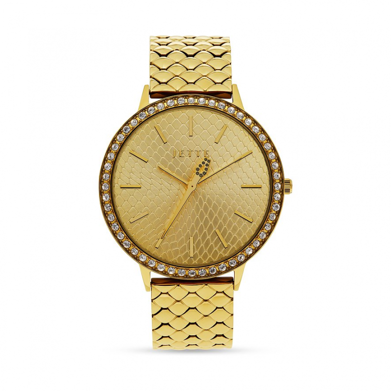 JETTE Damenuhr SNAKE 89190495 Edelstahl