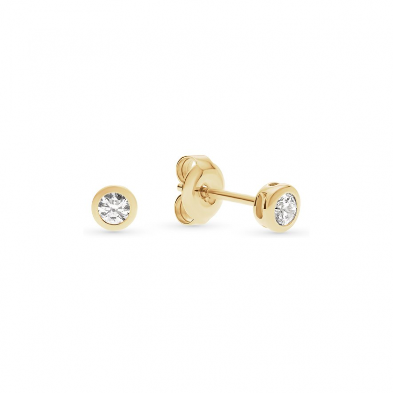 FAVS Ohrstecker 89193347 375er Gelbgold – Bild 1 von 3
