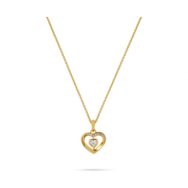 JETTE Kette TWISTED HEART 89193475 925er Silber, recycelt