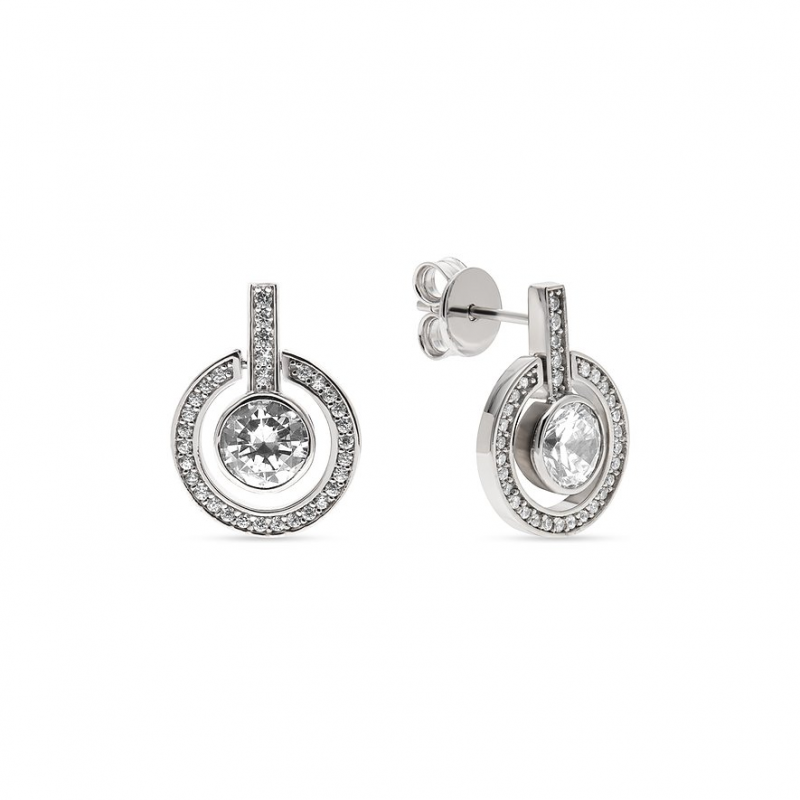 JETTE Ohrhänger DIAMOND 89193521 925er Silber, recycelt