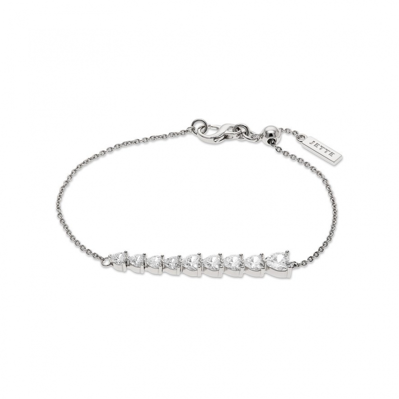JETTE Armband LOVE DIAMOND 89193525 925er Silber, recycelt
