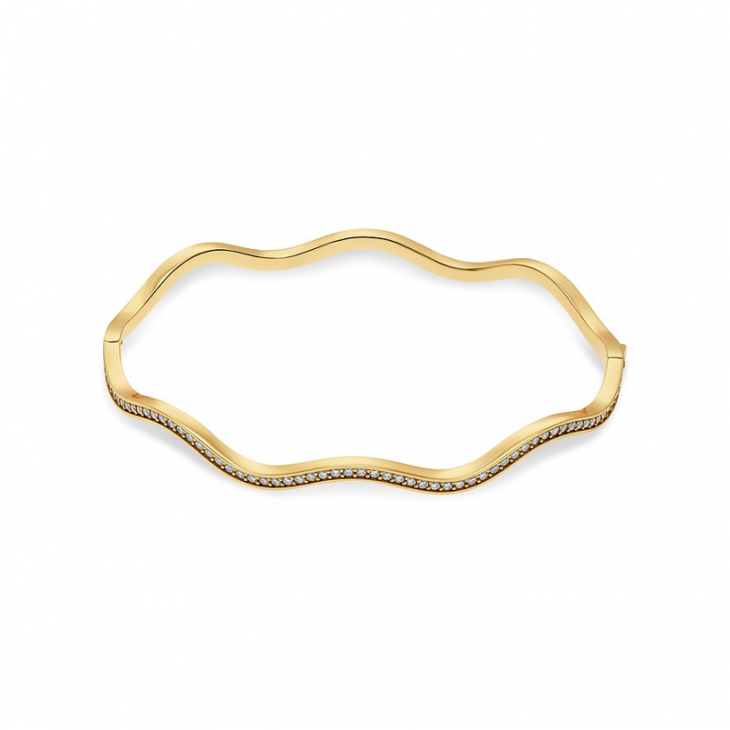 JETTE Armreif WAVES 89193551 925er Silber, recycelt