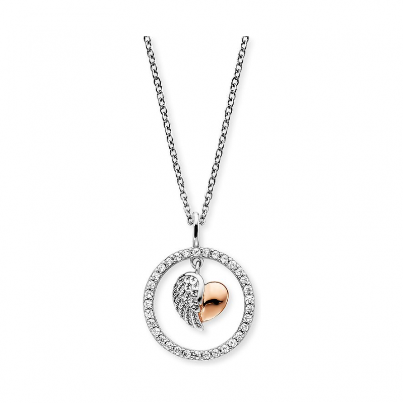 Engelsrufer Kette ERN-HEARTWING-ZI-BIR 925er Silber