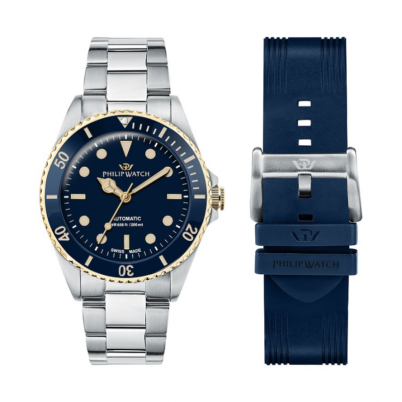 Philip Watch Uhren-Set inkl. Wechselarmband Caribe Diving R8223597031 – Bild 1 von 2