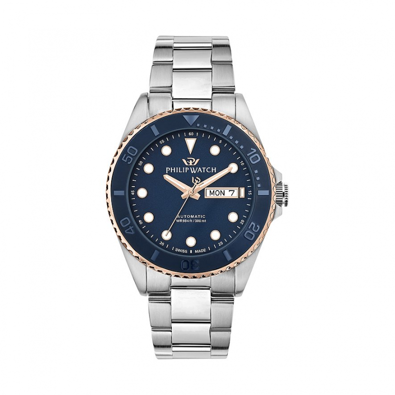 Philip Watch Herrenuhr Caribe Diving R8223597033 Edelstahl – Bild 1 von 2