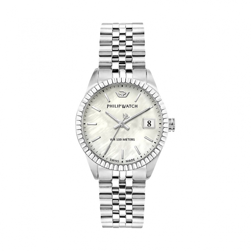 Philip Watch Damenuhr Caribe Urban R8253597594 Edelstahl