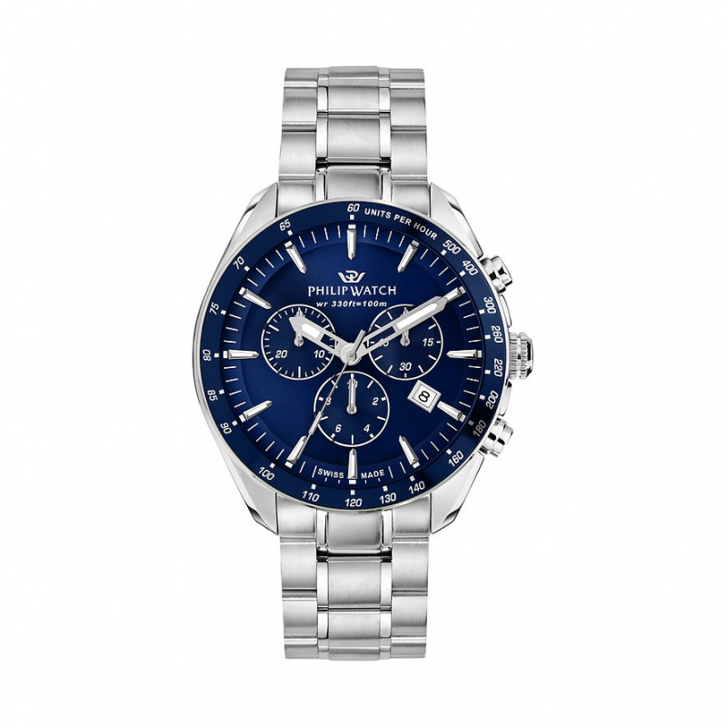 Philip Watch Chronograph Blaze R8273995017 Edelstahl – Bild 1 von 2