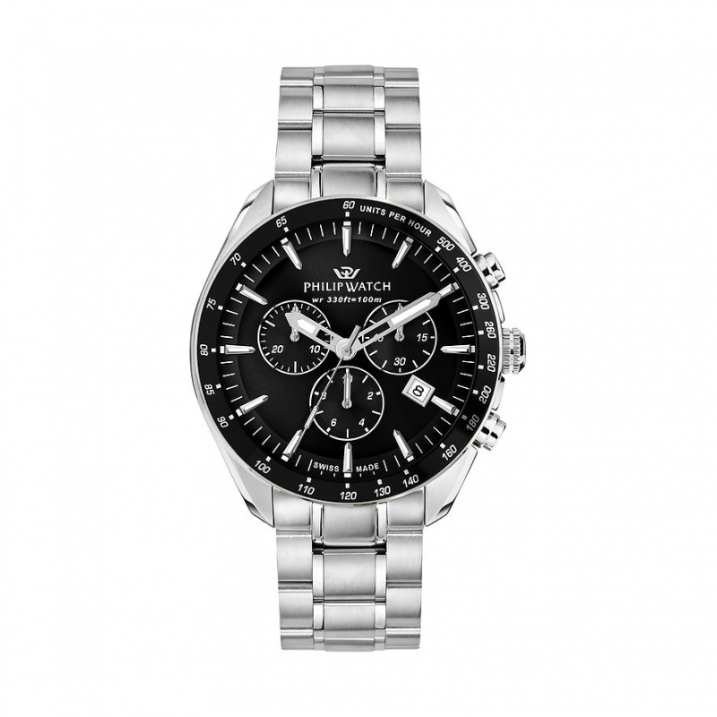 Philip Watch Chronograph Blaze R8273995018 Edelstahl – Bild 1 von 2