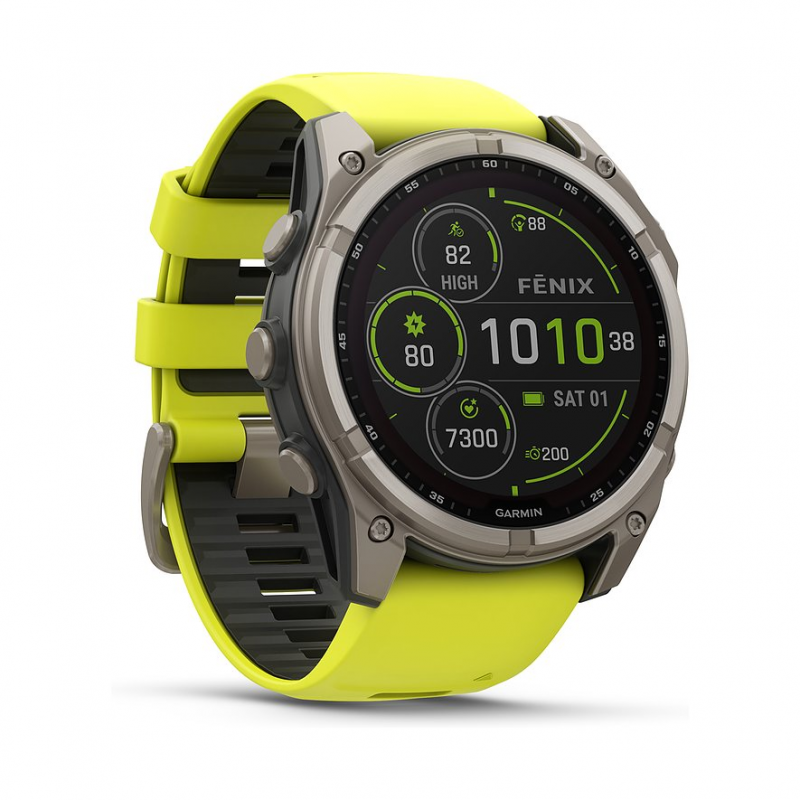Garmin Smartwatch Fenix 8 - 51 mm Solar Sapphire Graphit Titanium Titan 010-02907-21 – Bild 1 von 3