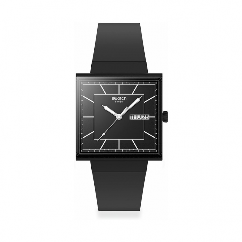 Swatch Unisexuhr 2408 SWATCH ESSENTIALS SO34B701 Kunststoff – Bild 1 von 3