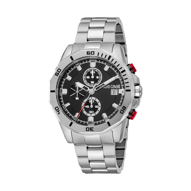 Roberto Cavalli Herrenuhr Uomo Sport III RC5G109M0065 Edelstahl – Bild 1 von 2