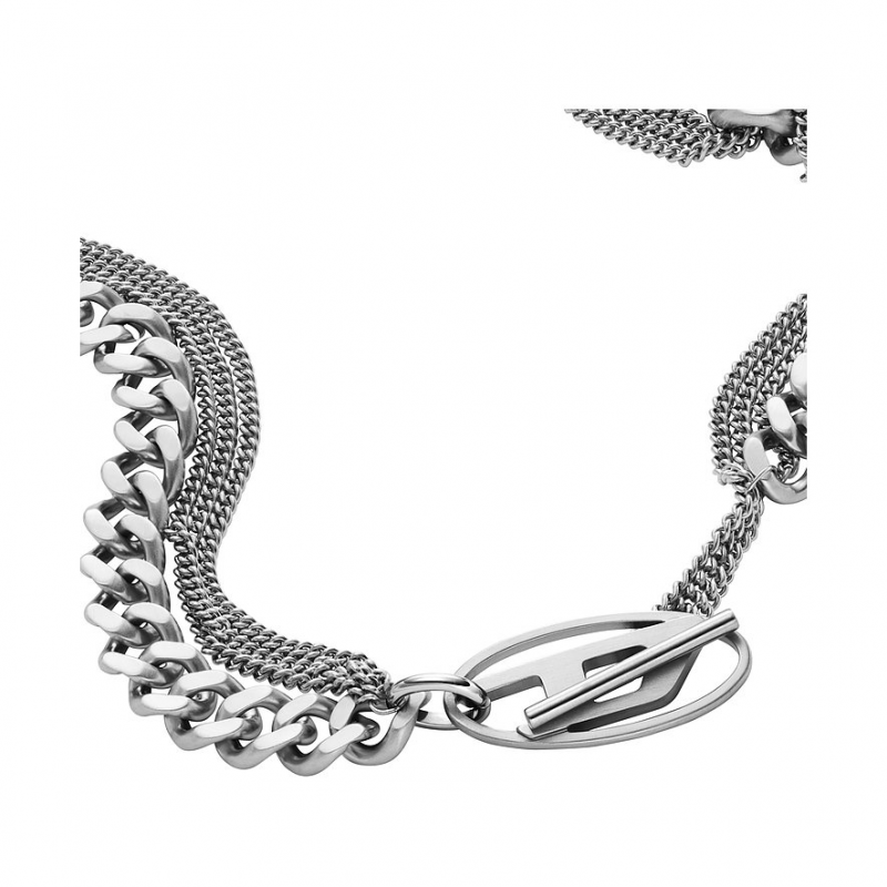 Diesel Kette OVAL D LOGO DX1549040 Edelstahl – Bild 1 von 2