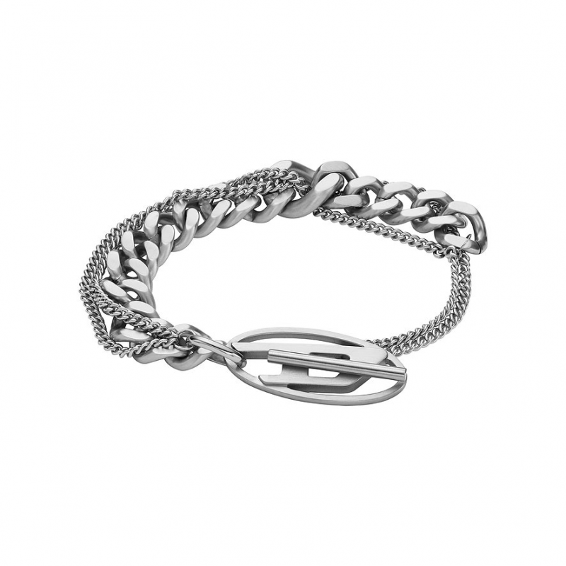 Diesel Armband OVAL D LOGO DX1550040 Edelstahl – Bild 1 von 2