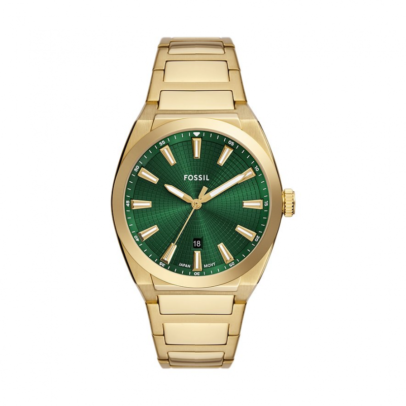 Fossil Herrenuhr EVERETT FS6090 Edelstahl – Bild 1 von 2