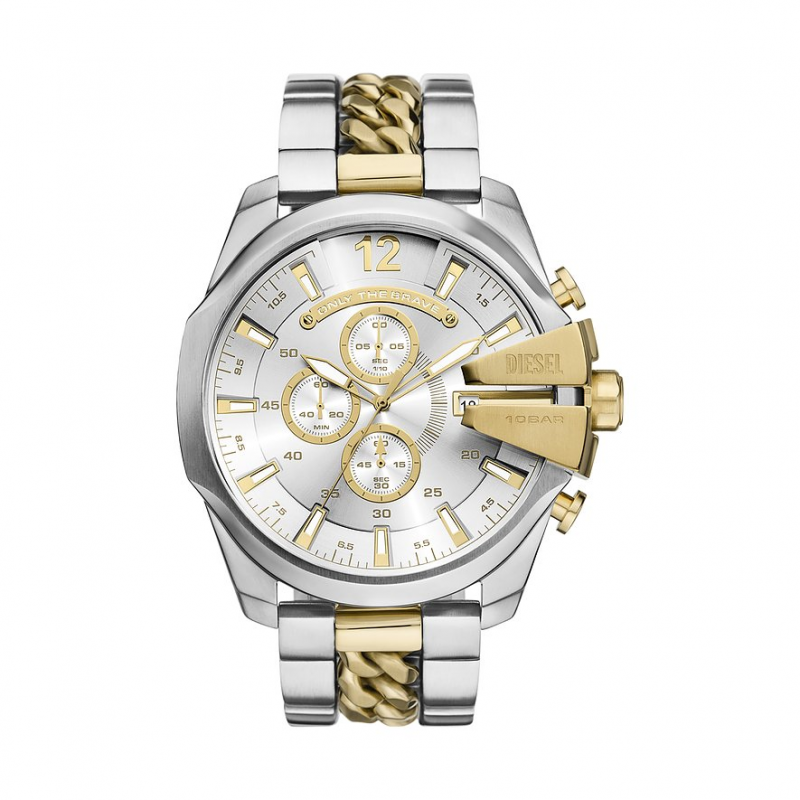Diesel Chronograph MEGA CHIEF DZ4672 Edelstahl – Bild 1 von 2