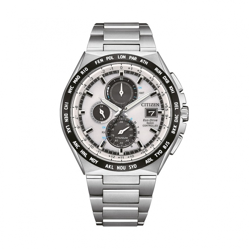 Citizen Chronograph Super Titanium Eco-Drive AT8238-84A Titan – Bild 1 von 3