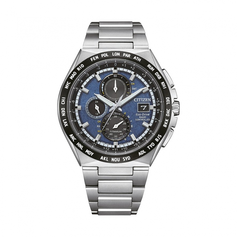Citizen Chronograph Super Titanium Eco-Drive AT8238-84L Titan – Bild 1 von 3