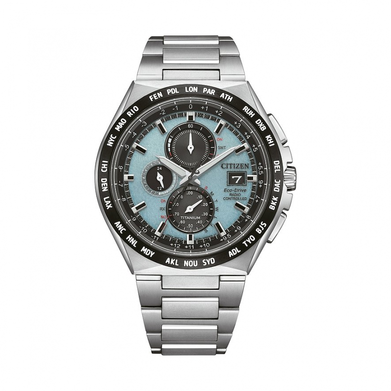 Citizen Chronograph Super Titanium Eco-Drive AT8238-84M Titan – Bild 1 von 3