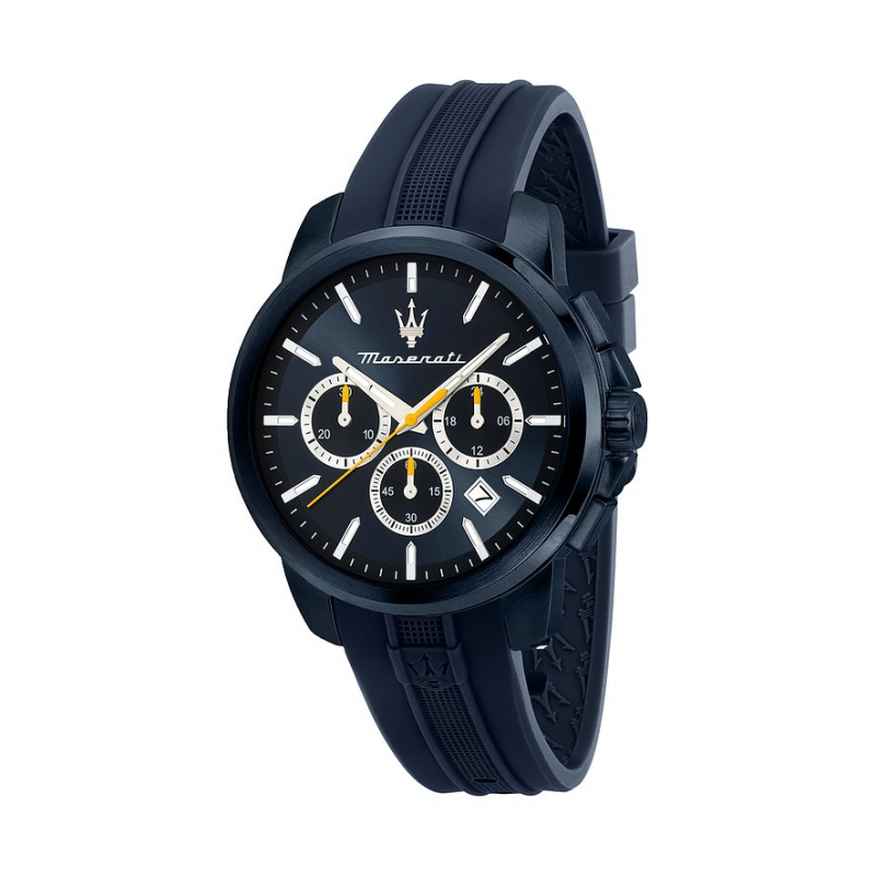 Maserati Herrenuhr Blue Edition Velocita R8871621044 Edelstahl, Silikon – Bild 1 von 2