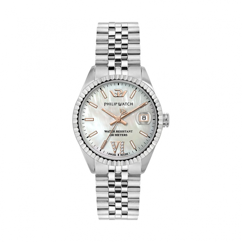 Philip Watch Damenuhr Caribe R8253597672 Edelstahl – Bild 1 von 3